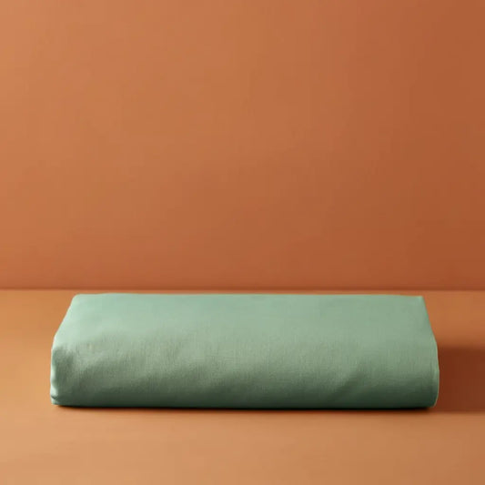 Draps plats - Percale de coton uni