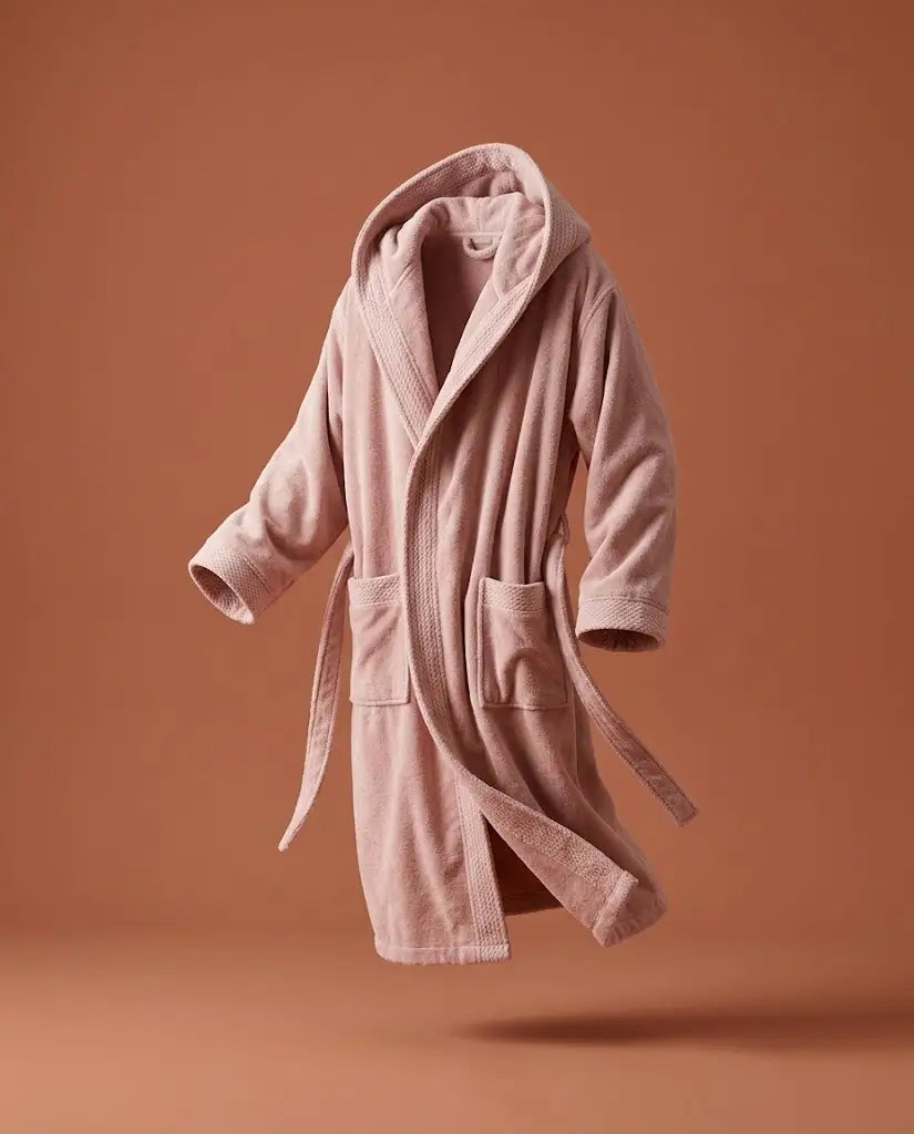 Peignoir à capuche Femme Pinky