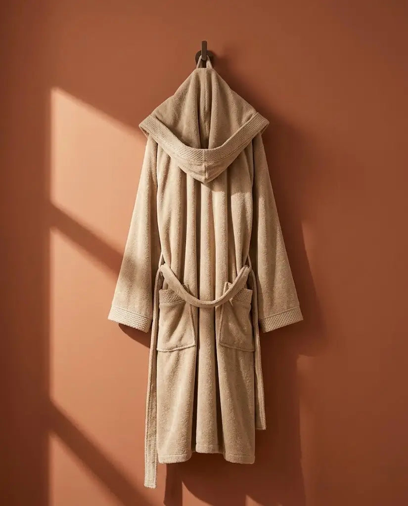 Peignoir à capuche Homme Chamois