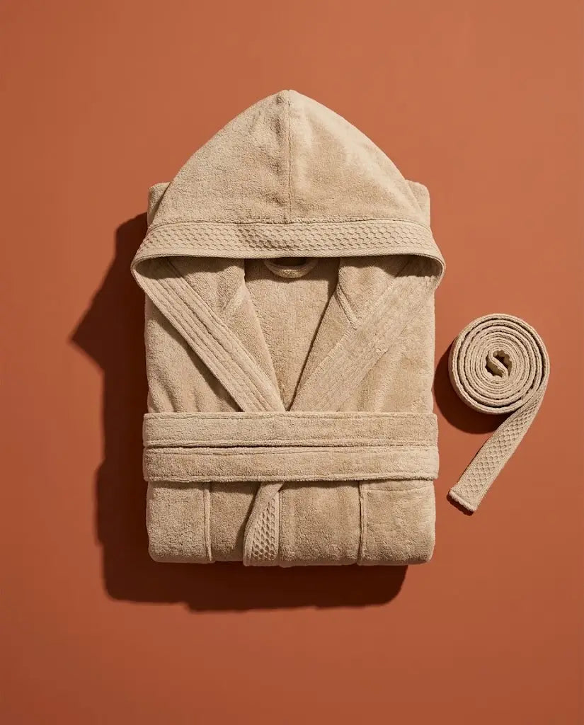 Peignoir à capuche Homme Chamois