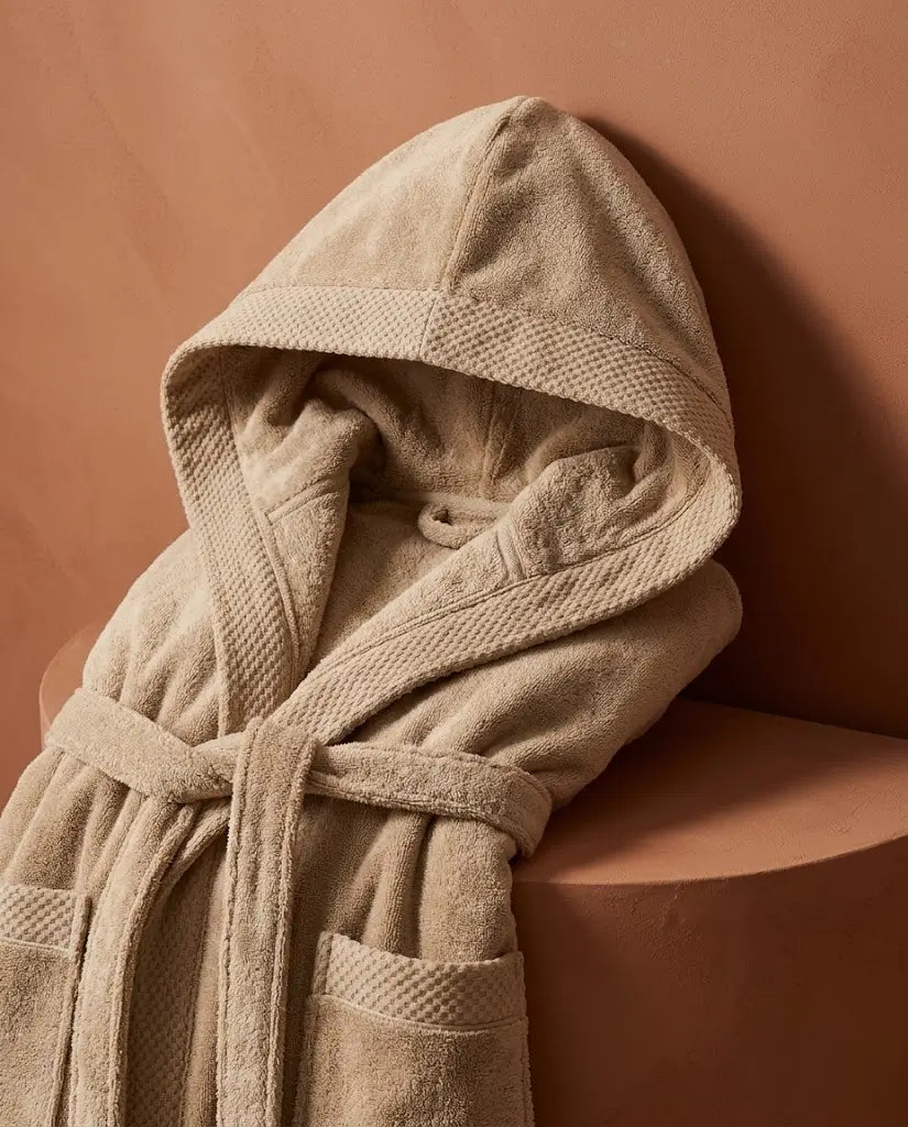 Peignoir à capuche Homme Chamois